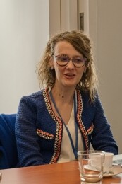 Open Talks Praha 2025-Katalin Csekö, místopředsedkyně maďarské Asociace pro ochranu osobních údajů; (foto: (c) Milan Řepka))