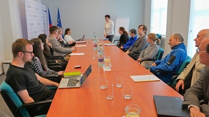 Stáž partnerů z dozorových úřadů z Nizozemí a Spolkové republiky Německo v ÚOOÚ, jednání.