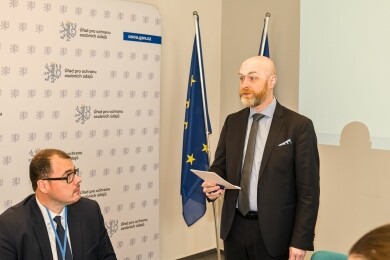 Open Talks Praha 2025-místopředseda Úřadu pro Ochranu osobních údajů Petr Jäger; (foto: (c) Milan Řepka))