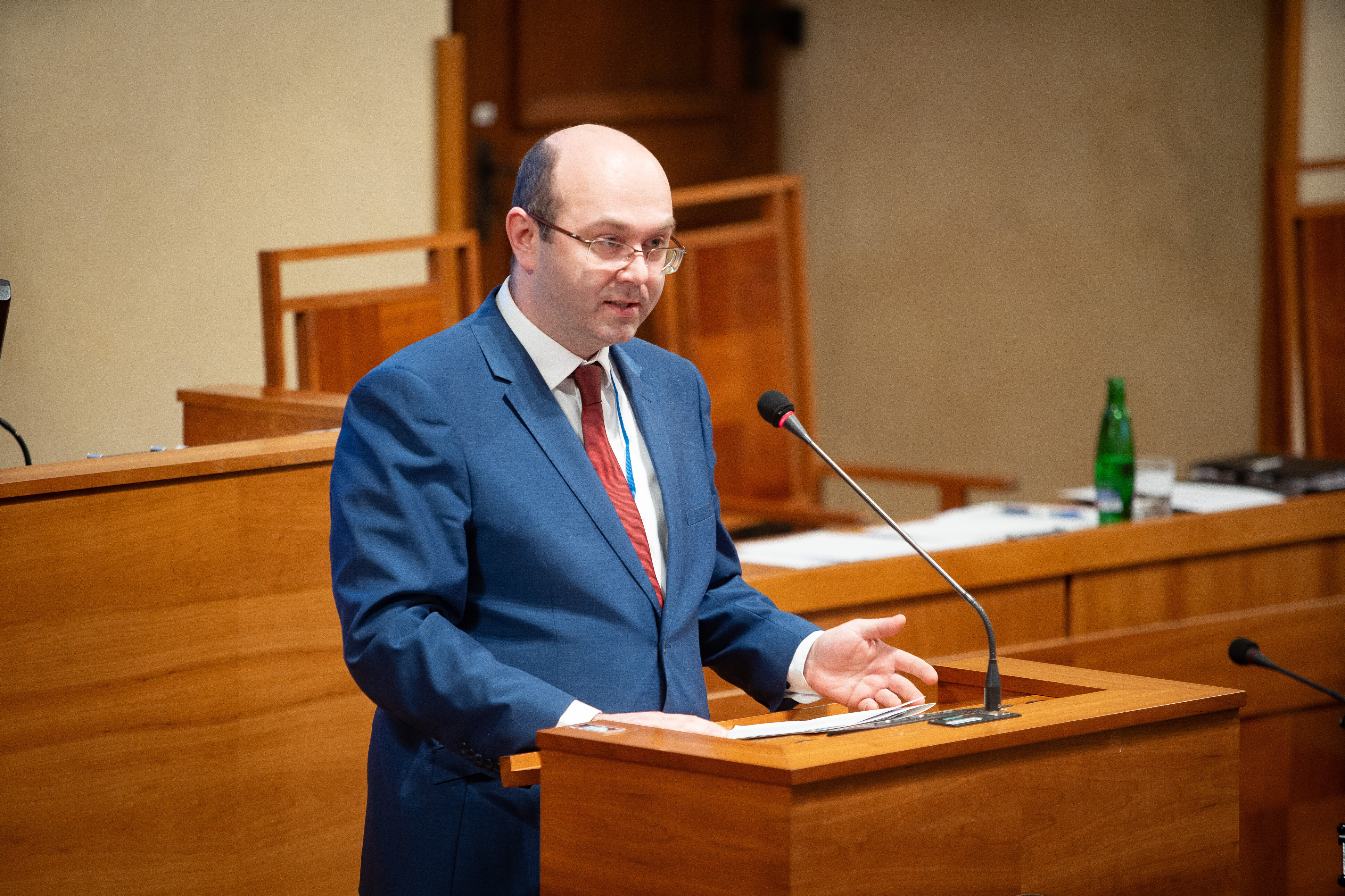 Mgr. Josef Mička v Senátu / foto: Kancelář Senátu